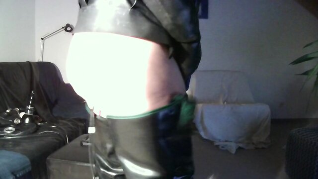Latex bessy, inflatable dildo ass riding pov, rubberboot gasmask licking