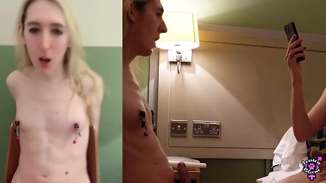 Big Cock Ladyboy Fun: A Transgender Couple`s Kinky Adventure