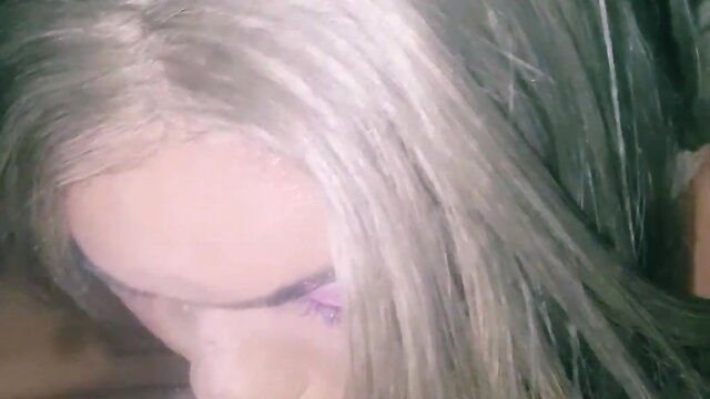 Sucking on a hot young client