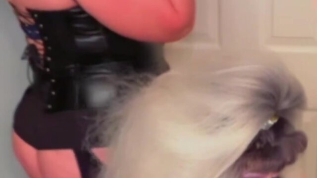 Smoking Hot Femboy in Thigh-Highs: Michelle Austin`s Booty Shakin` Cum Show!