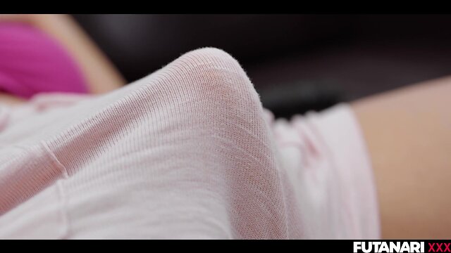 Futanari with enormous breasts and booty