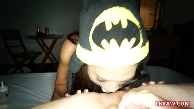 Superhero alice bareback anal fucked by petite ladyboy