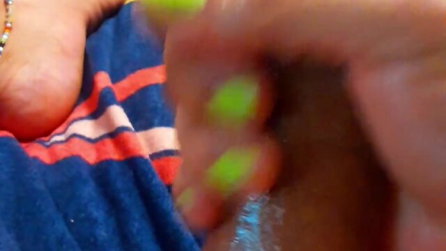 Stimulating my tight rear end