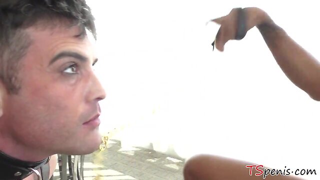 Natassia dreams and her new boytoy slave