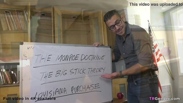 Tutor with large penis has sex with ts jenna gargles