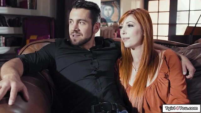 Trans doctor casey shares kisses with two patients in a threesome