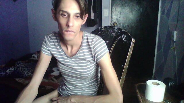 Removing makeup while masturbating