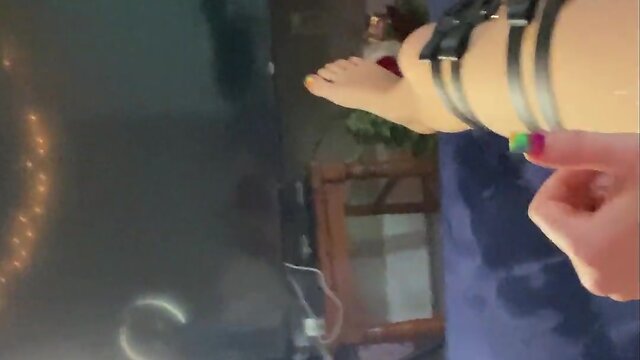 Shemale dominates with massive member