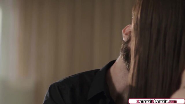 Or teenava holt: trans stepdaughter backed bare