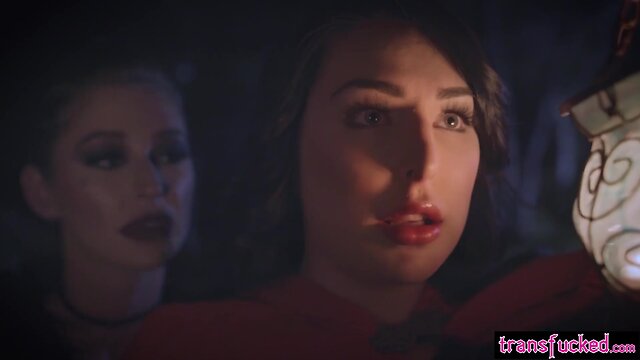 Chanel santini, big cock shemale, fucks kleio valentien milf