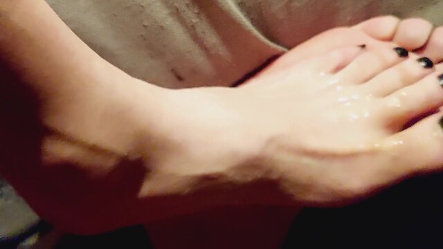 Foot ejaculation