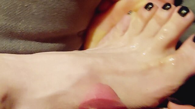 Foot ejaculation