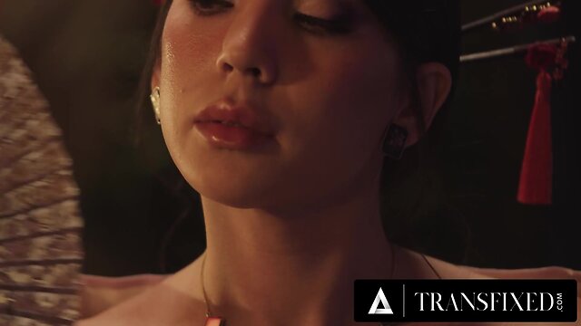 Kasey kei and casey calvert engage in passionate nyotaimori sex in transfixed