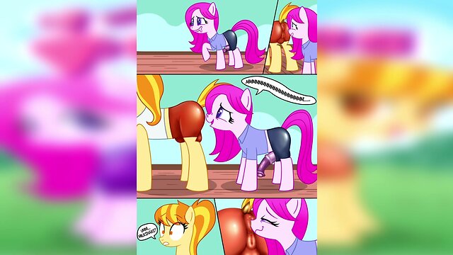 The Littlest Ponies: Trans Futanari Ponies Anal Journey