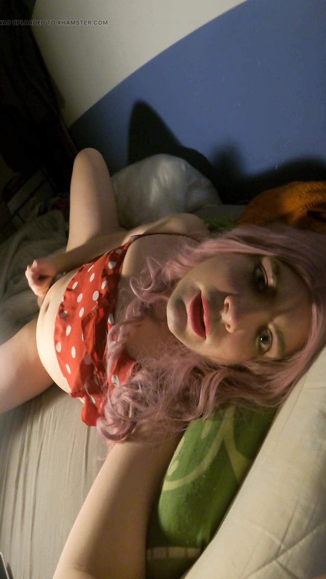 Or womansissy juvia jolie gives german joi while jerking her dick