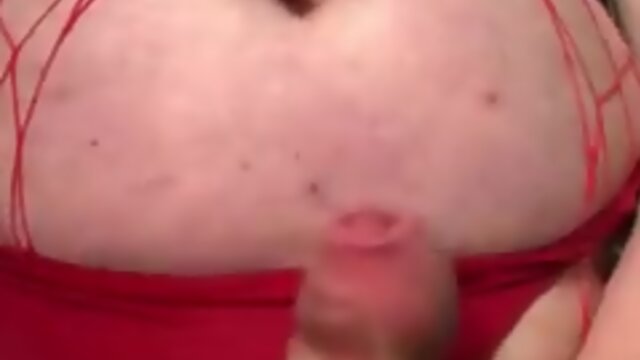 Big white booty and cock ejaculates.