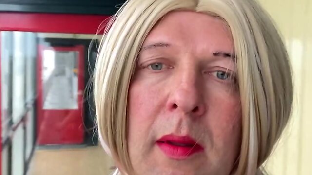 Silliness blowing in the wind outside the door