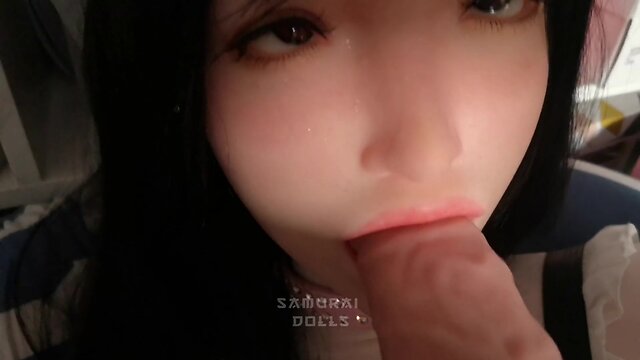 Tifa futanari maid fucked and handjob, blowjob, cum facial