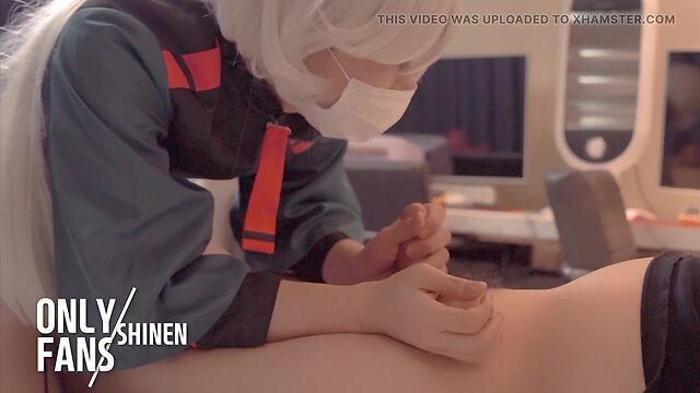 Japanese anime cosplay: gundam miorine cosplayer gets fucked - part 5