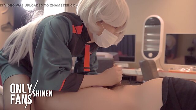 Japanese anime cosplay: gundam miorine cosplayer gets fucked - part 5