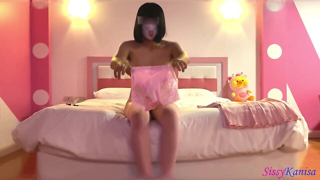 Feminization training with cutie pinky seifuku ep1: dressing up