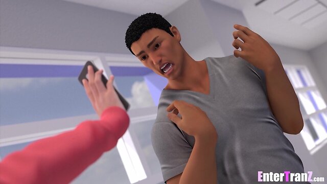 College athlete fucks trans person anally.