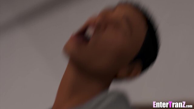 College athlete fucks trans person anally.