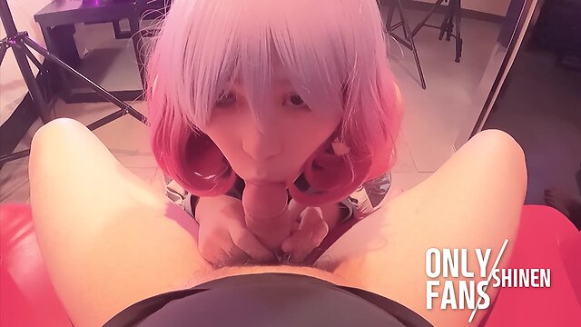 Luna cosplayer sucks and gets fucked in horny japanese cosplay