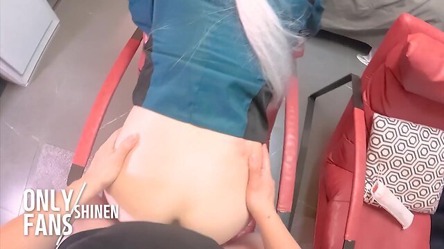 Or teenjapanese anime cosplay part 7: gundam miorine cosplayer uses sex toys