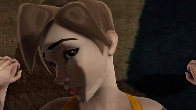 2b and tracer engage in lifting session with slim figures