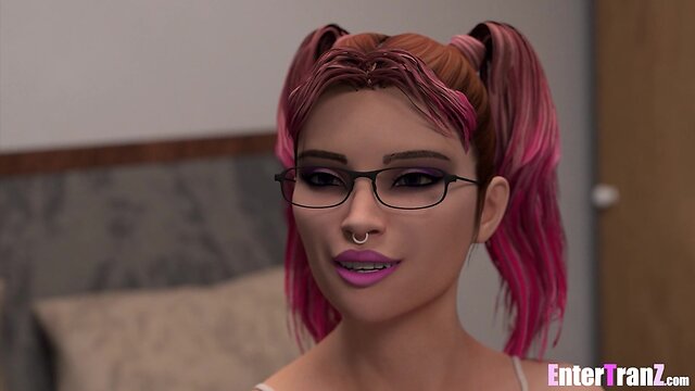 Athlete with long penis allows futa to suck and ride him until climax.