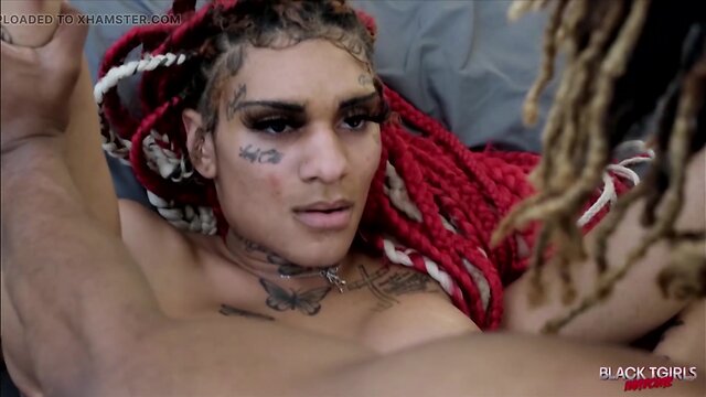 Shardaysha gets filled in hardcore black tgirls scene