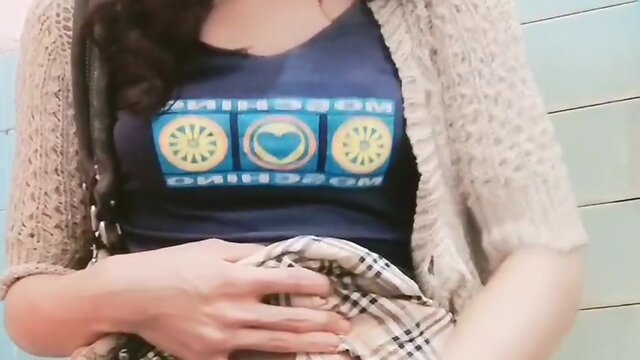 Masturbating in a public restroom