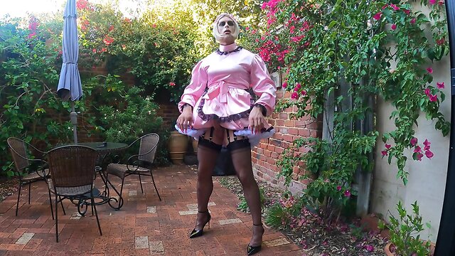 Ready to serve as a sissy maid