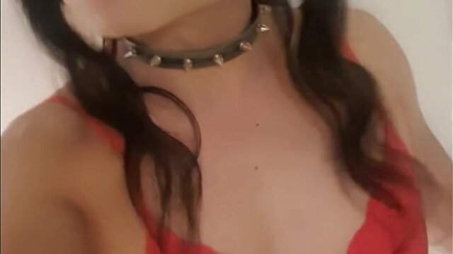 The scarlet nylon petite one