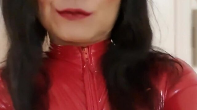 The little one in red outfit