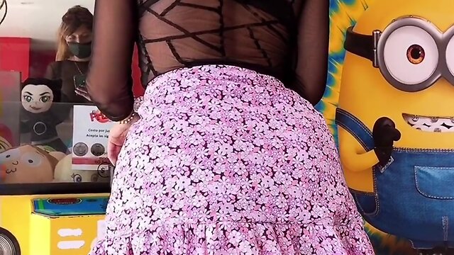 Fan-captured cinema performance by a trans person