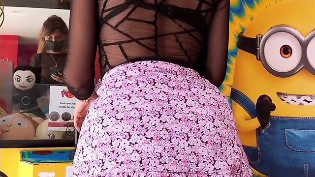 Fan-captured cinema performance by a trans person