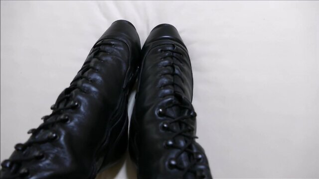 Monique ballet heels & pantyhose in rubberdoll style