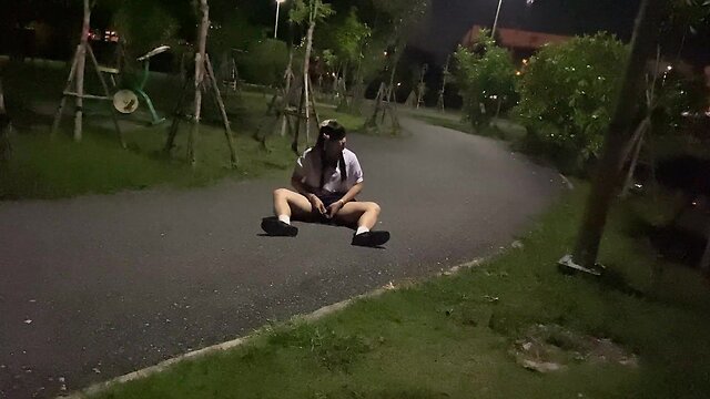 Reliving the past: trying on my junior high school uniform