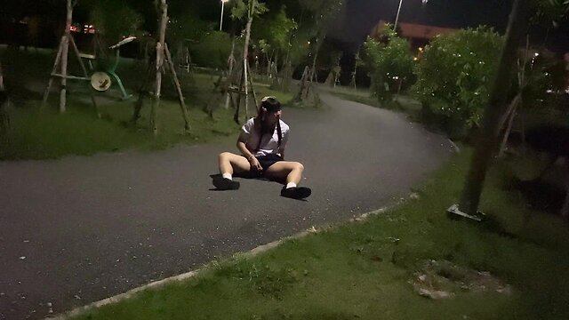 Reliving the past: trying on my junior high school uniform