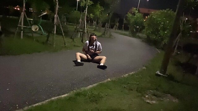 Reliving the past: trying on my junior high school uniform