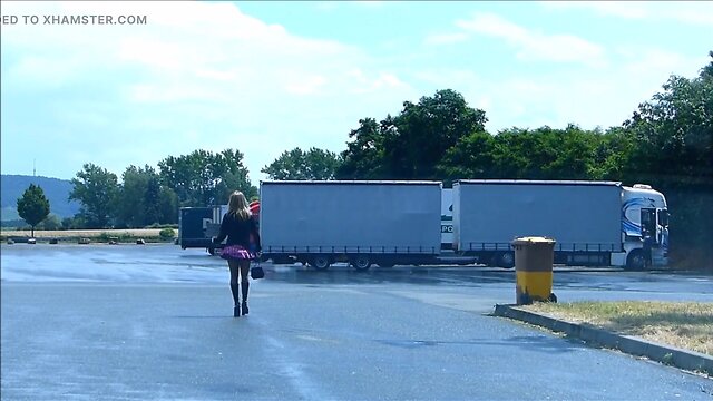 Monique taking a stroll on tv