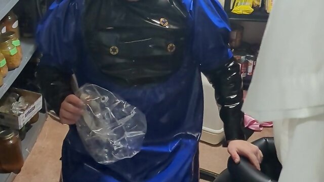 Pvc sissy layered levensa cosplay cauldron breathplay