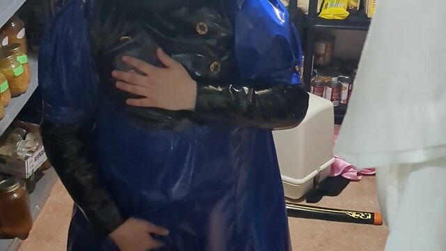 Pvc sissy layered levensa cosplay cauldron breathplay