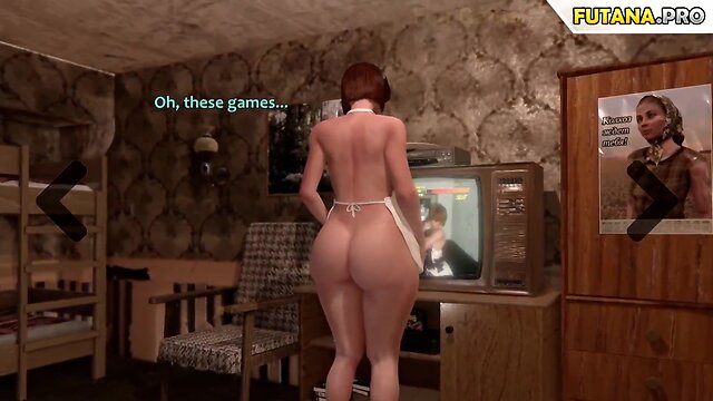 Guy learns to enjoy being a bitchboy - shemale milf teaches him how to suck cock and takes his anal virginity