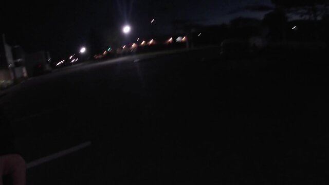 Exploring nature alone after dark