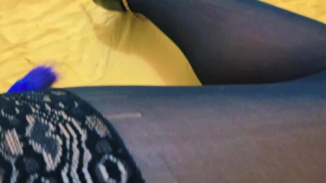 Crossdresser enjoys oral stimulation before anal