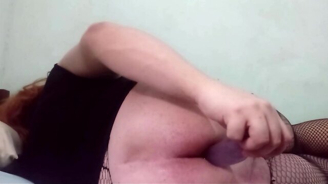 Testing out a new butt plug