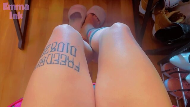 Emma ink vlog ep02 handjob and cumshot